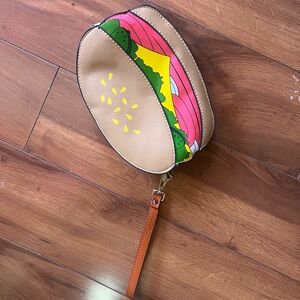 Tan and Pink Women's Bag